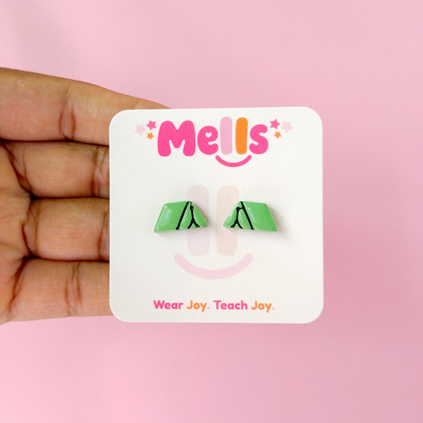 Happy little Camper Stud Earrings - Choose Style