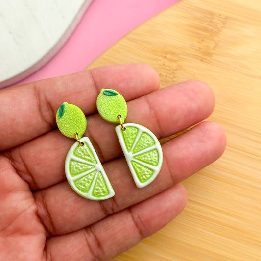 Lime Slice Earrings