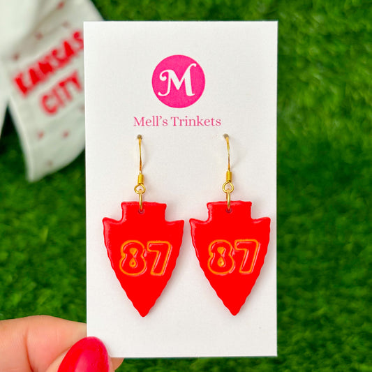 #87 Arrowhead Earrings