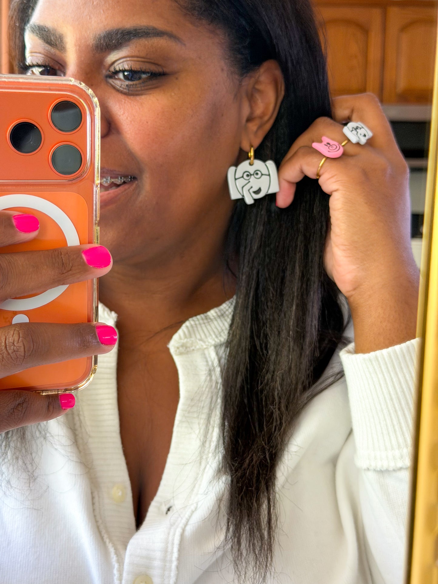 Gerald The Elephant Huggie Hoops