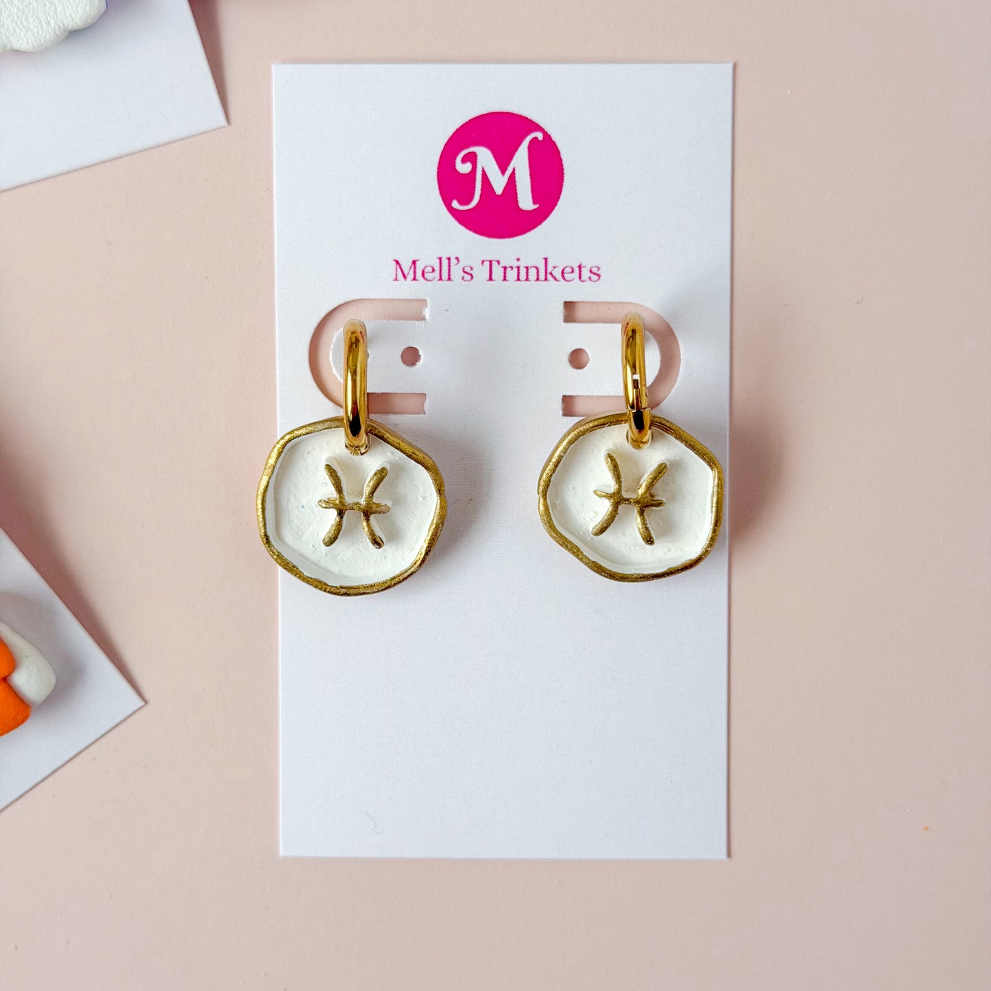 Pisces Huggie Hoops