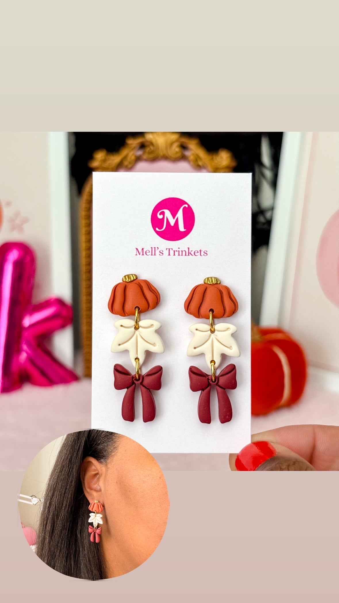 Autumn Triple Dangles