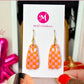 Pink Orange Checkered Ghosties