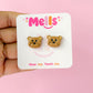 Happy little Camper Stud Earrings - Choose Style