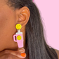 Smiley Tumbler Earrings