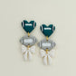 Ultimate Game Day Triple Football Dangles - Choose Team Color