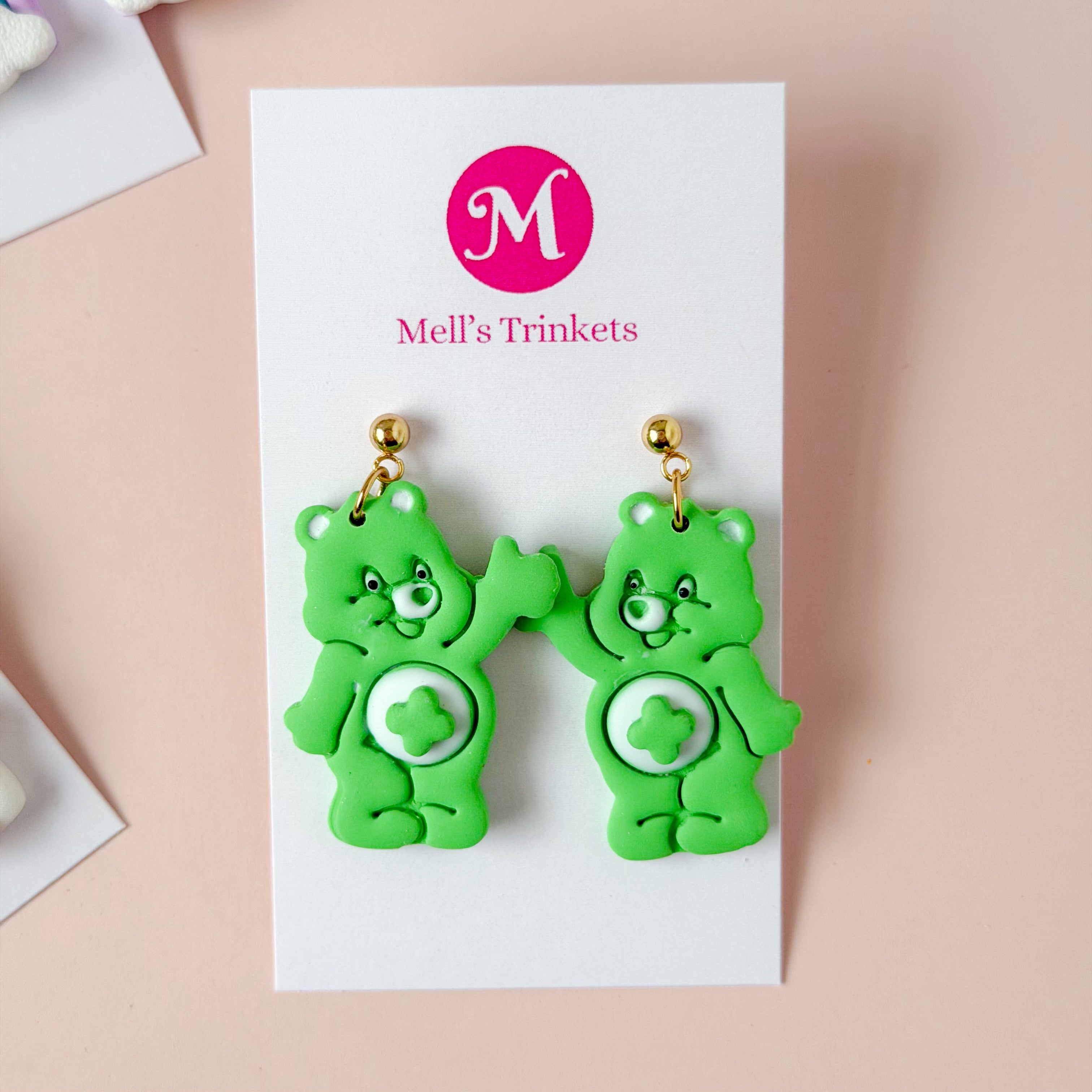 Care Bear Dangles - Lucky – Mell's Trinkets Official