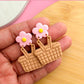Flower Basket Earrings