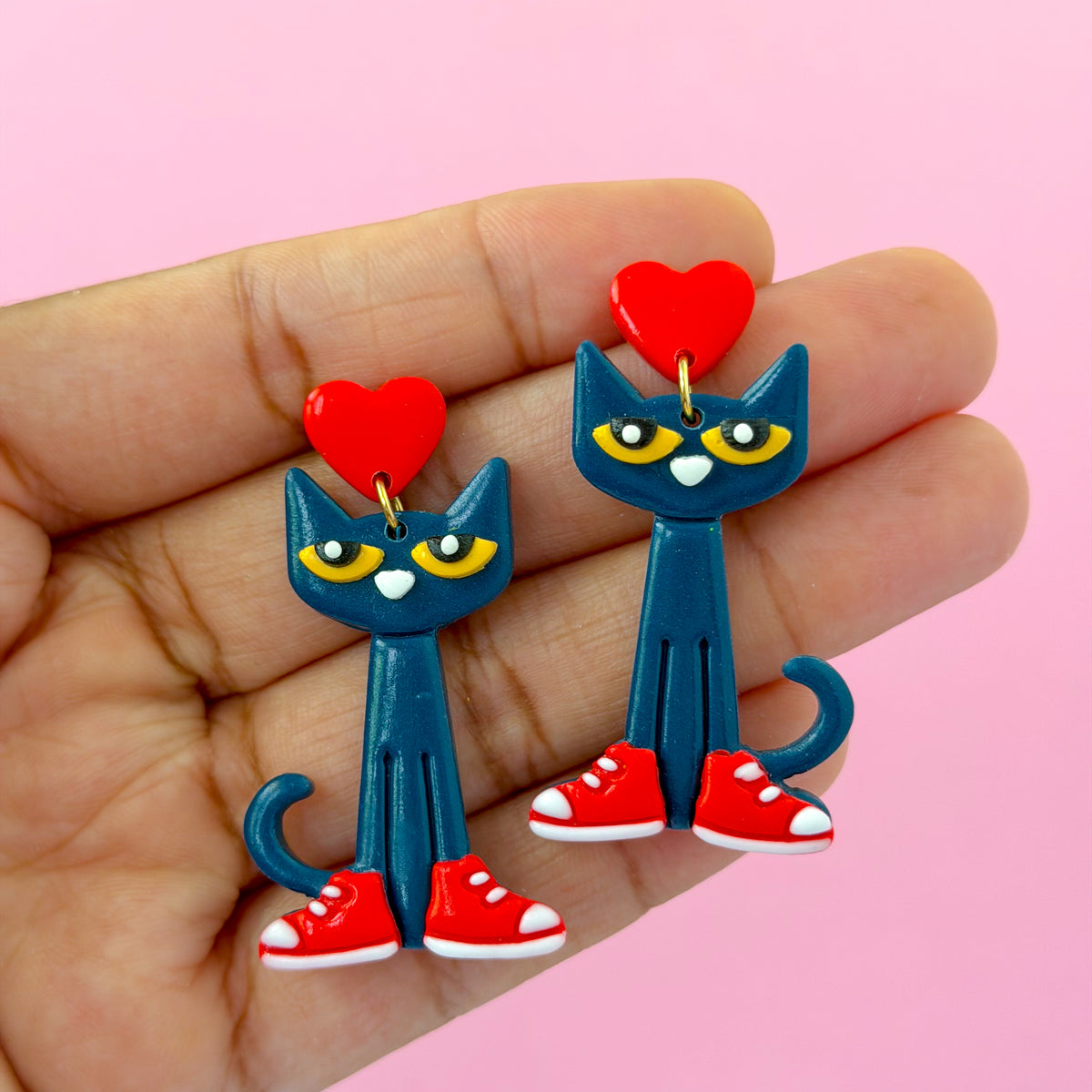 Storybook Cool Cat Dangles - Choose Shoe Color
