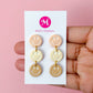 Smiley Triple Dangles - Neutral Collection