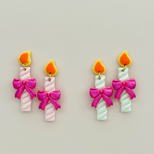 Birthday Dangle Earrings - Choose Color