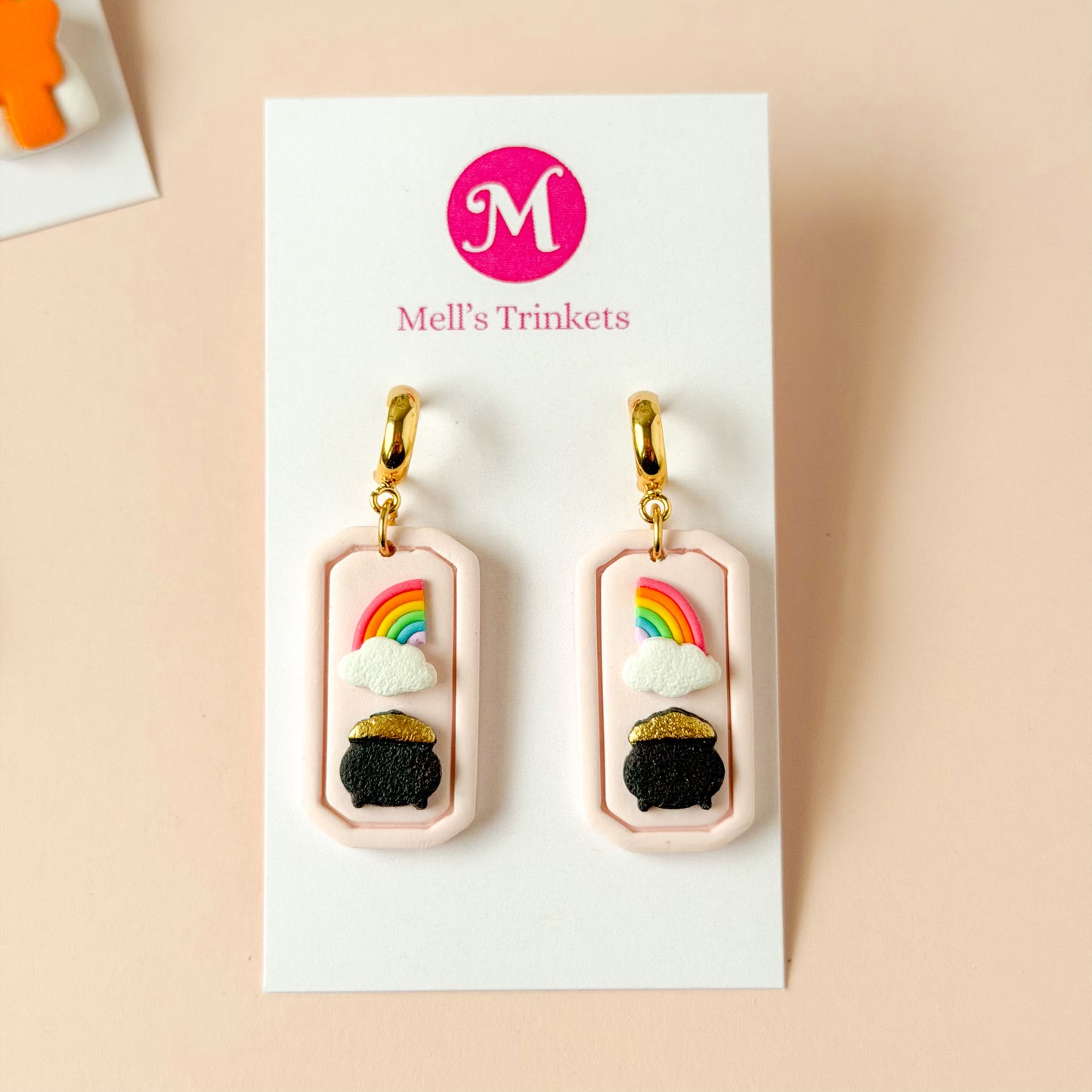 Over The Rainbow Rectangle Dangles