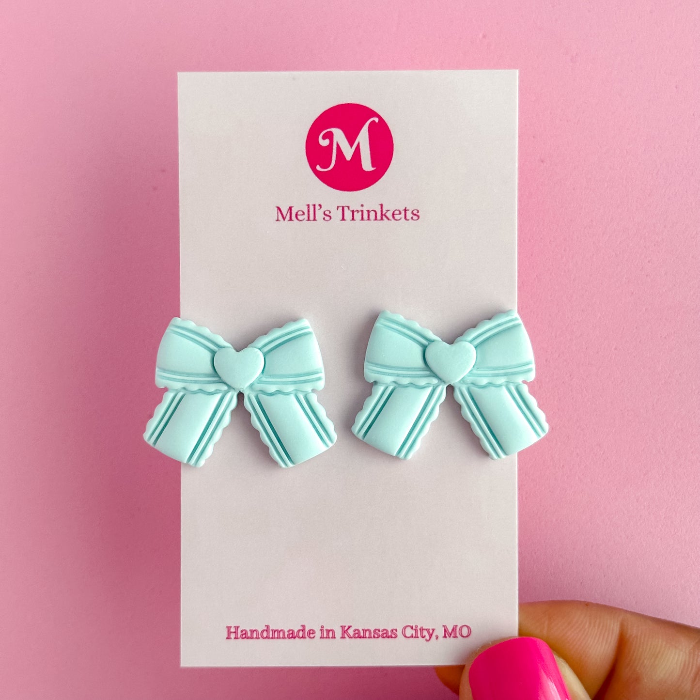 Bow Studs - Choose Color