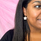 Be Kind Star Hoops - Dusty Peach