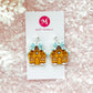 Gingerbread House Dangles - Winter Blue