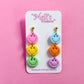 Rainbow Smiley Dangle Earrings