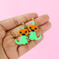 Pumpkin Dino Dangles