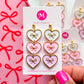 Triple Heart Bow Dangles