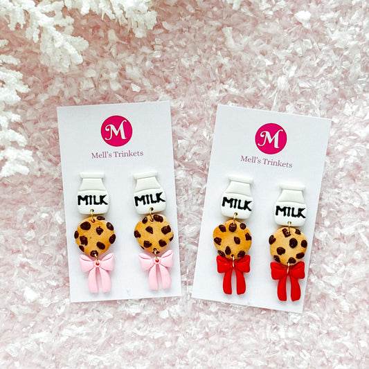 Milk n Cookies Triple Dangles - Choose Color