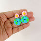 Pre-order Earth Day Dangles - Pink Flower