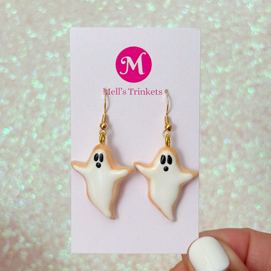 Ghost Sugar Cookie Dangles
