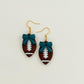 Gameday Football Bow Dangles - Choose Team Color