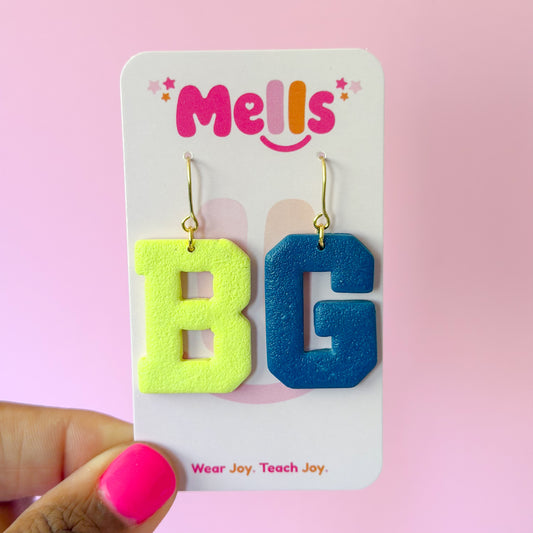 BG Letter Dangles - Birch Grove