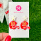 KC Football #10 Star Helmet Earrings