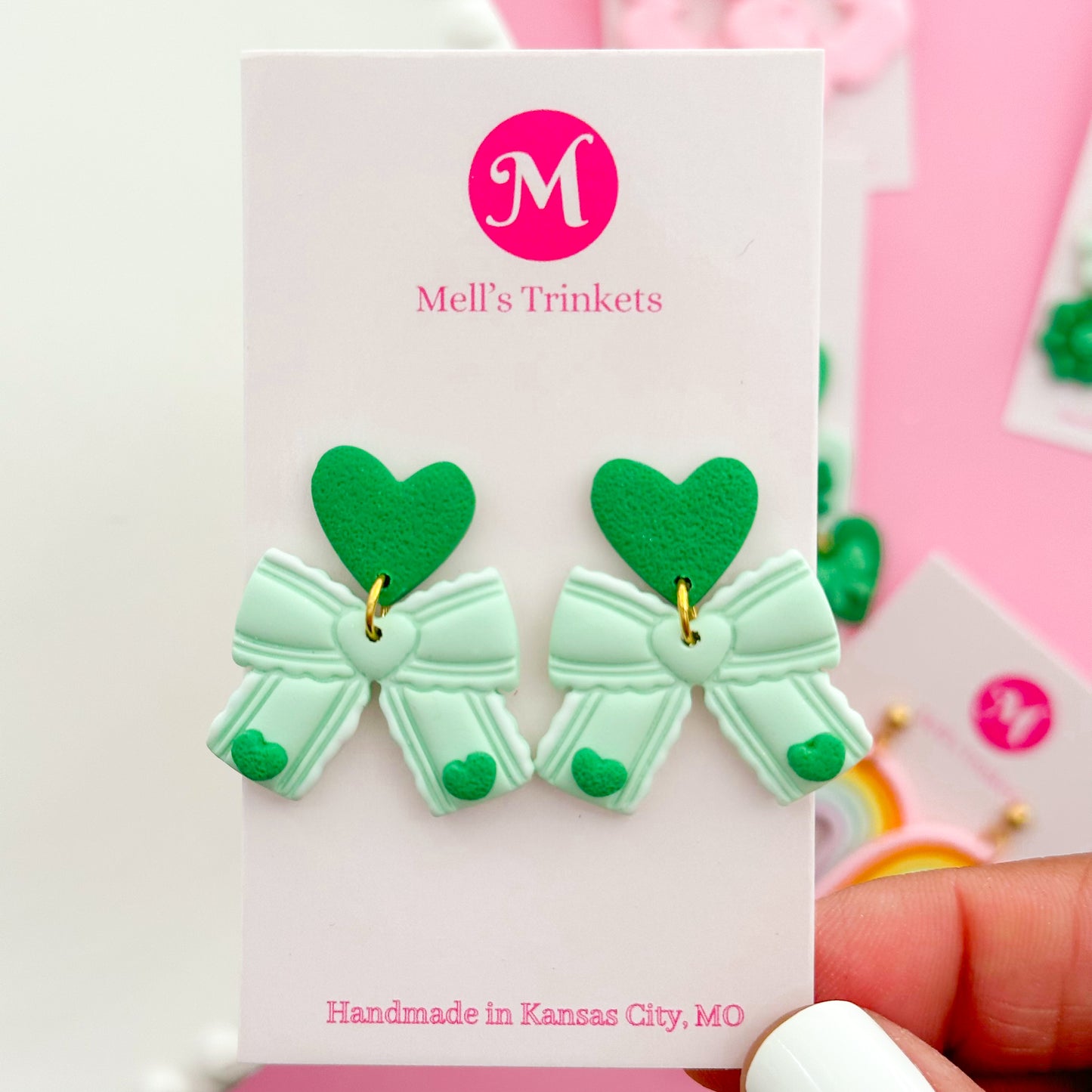 Lucky St. Patty's Coquette Bows