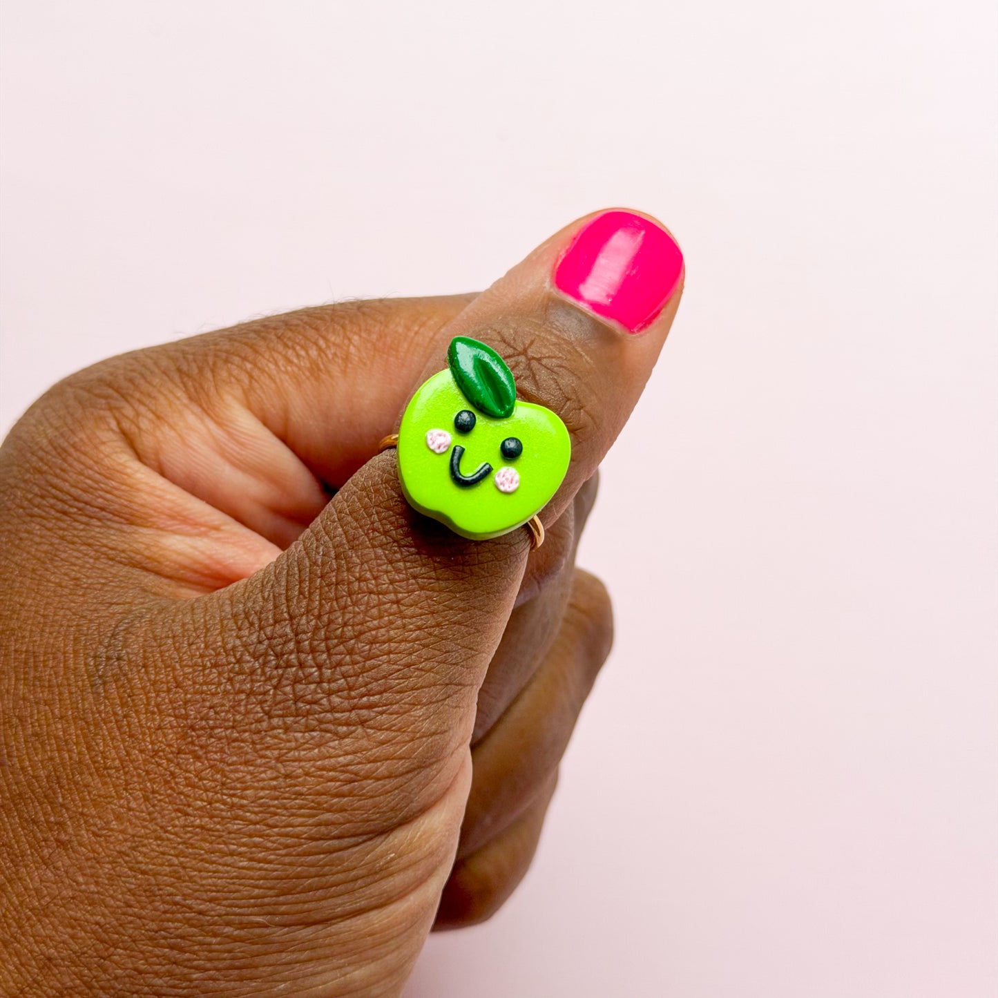 Happy to The Core Apple Ring - Choose Color