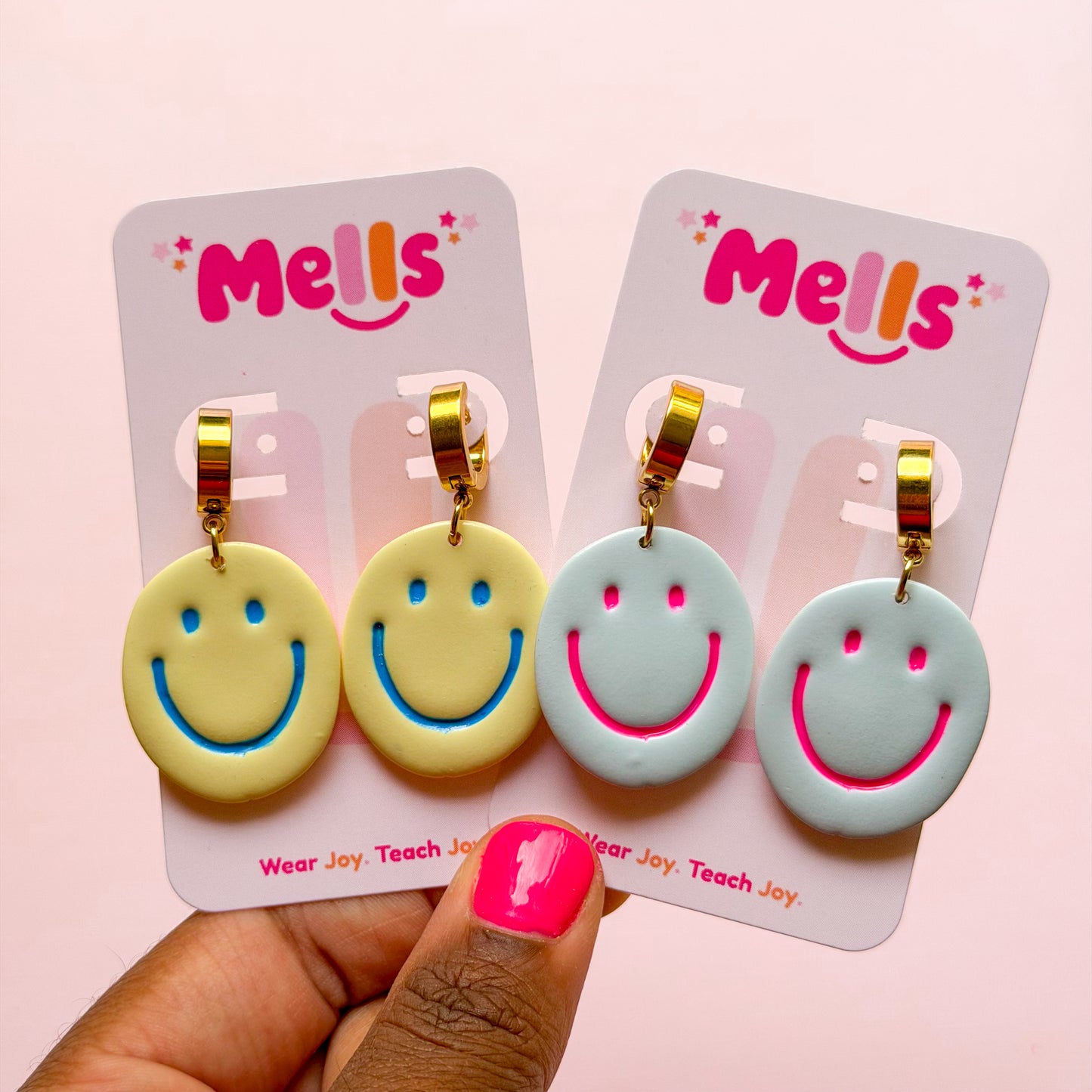 Good Mood Smiley Huggies - Cotton Candy Blue