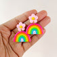 Flower Rainbow Arches - Pink