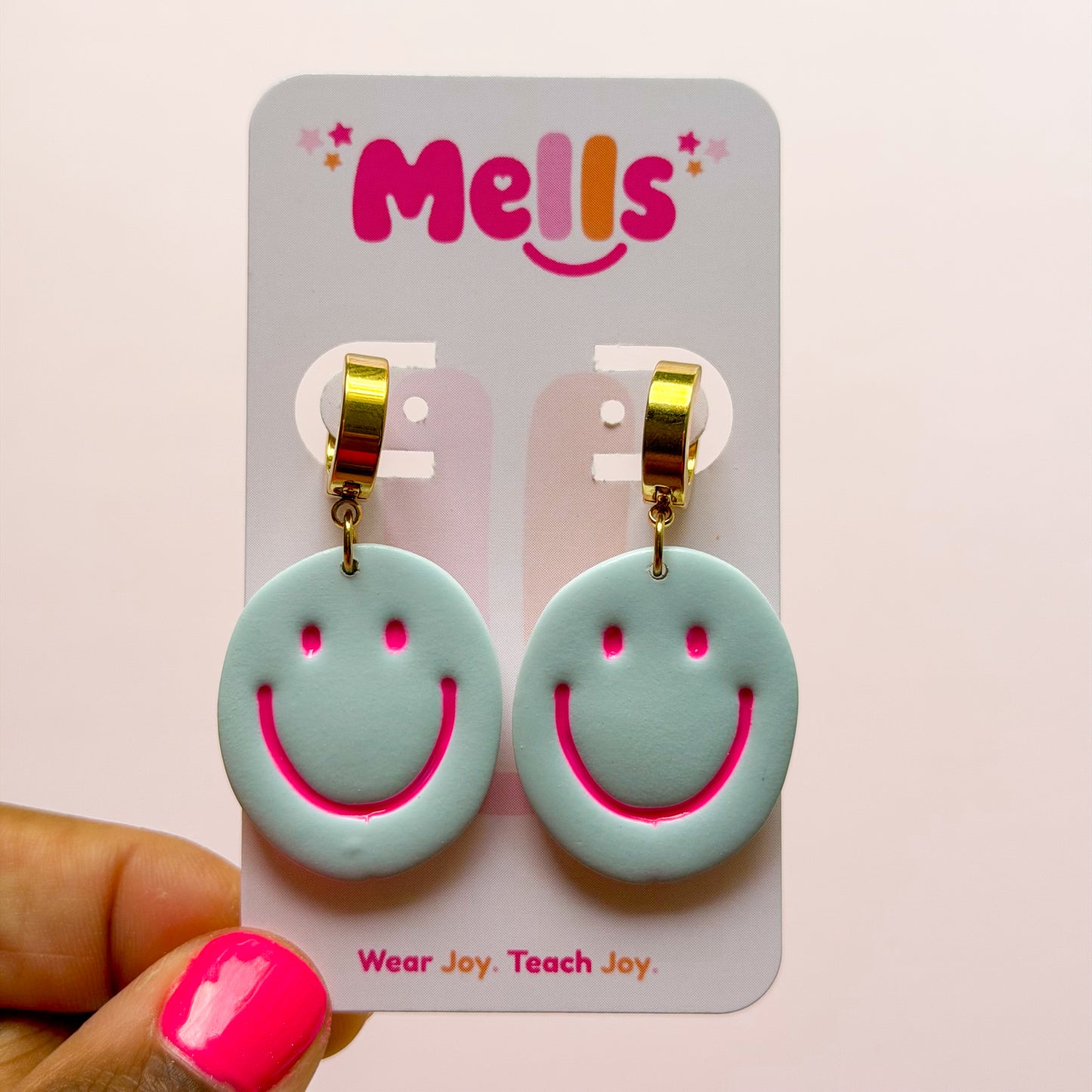Good Mood Smiley Huggies - Cotton Candy Blue
