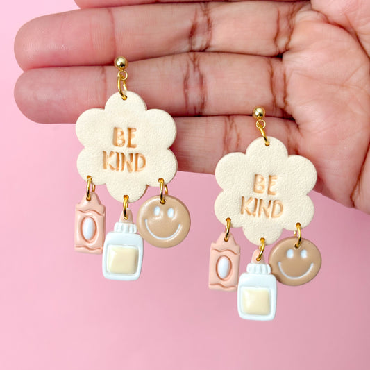 Be Kind Dangles - Neutral Collection