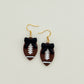 Gameday Football Bow Dangles - Choose Team Color