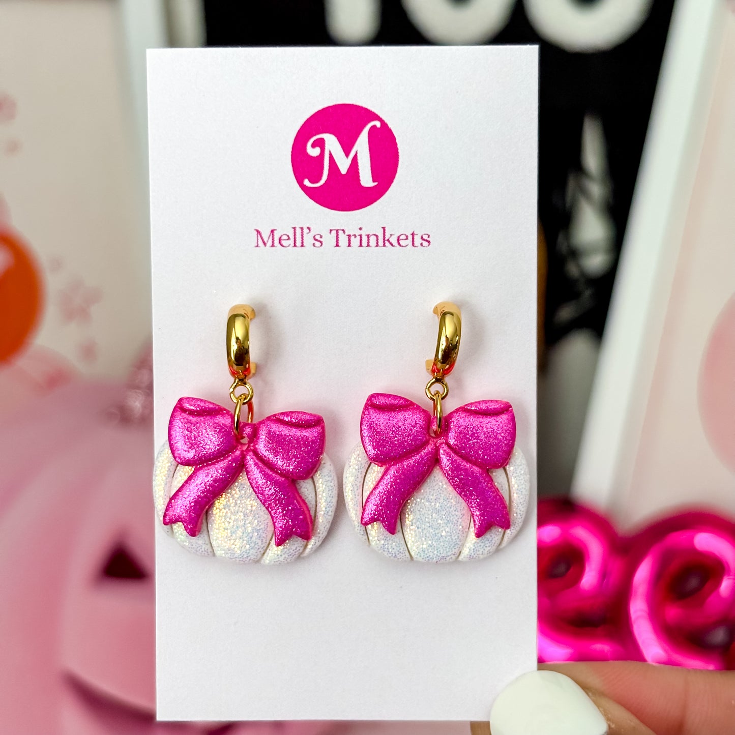 Pumpkin Dangles - Choose Color