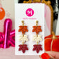 Autumn Leaf Triple Dangles