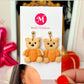 Sparkly Bear Dangles