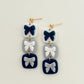 Game Day Triple Bow Dangles - Choose Team