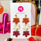 Autumn Leaf Triple Dangles