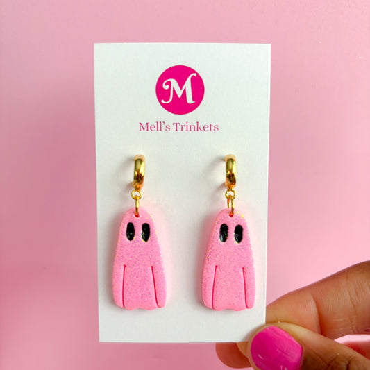 Sparkly Ghosties - Medium Pink
