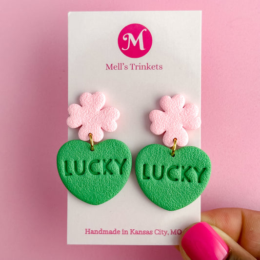 Lucky Hearts - Green/Pink Combo