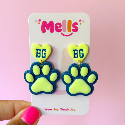 BG Heart Paw Dangles - Birch Grove