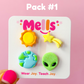 You're Out Of This World Lanyard Charms Set of 4 - Choose Pack
