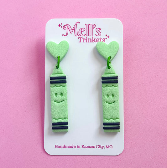 Go Cray Cray Dangles - Green